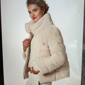 HERNO faux-fur down jacket